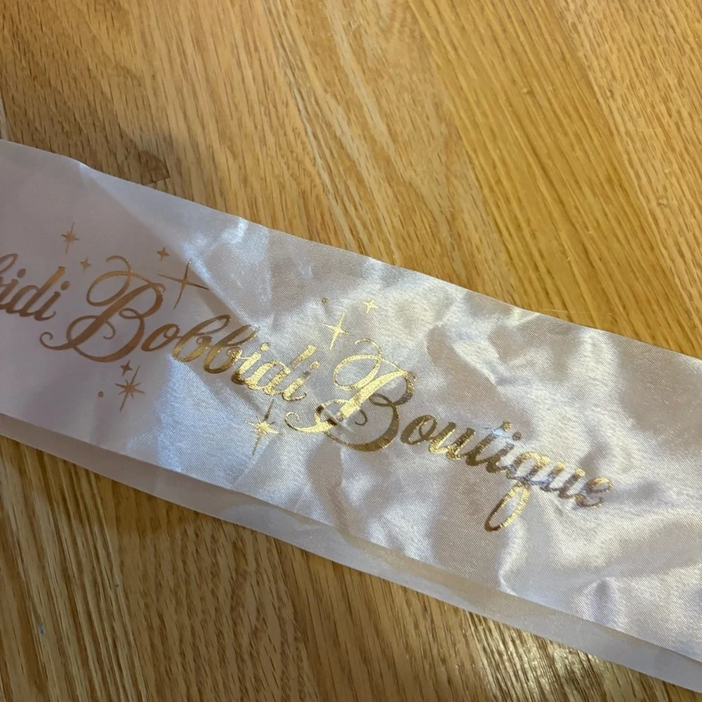 Disney Bibbidi Bobbidi Boutique Sash Pink World Land Girls Decor
